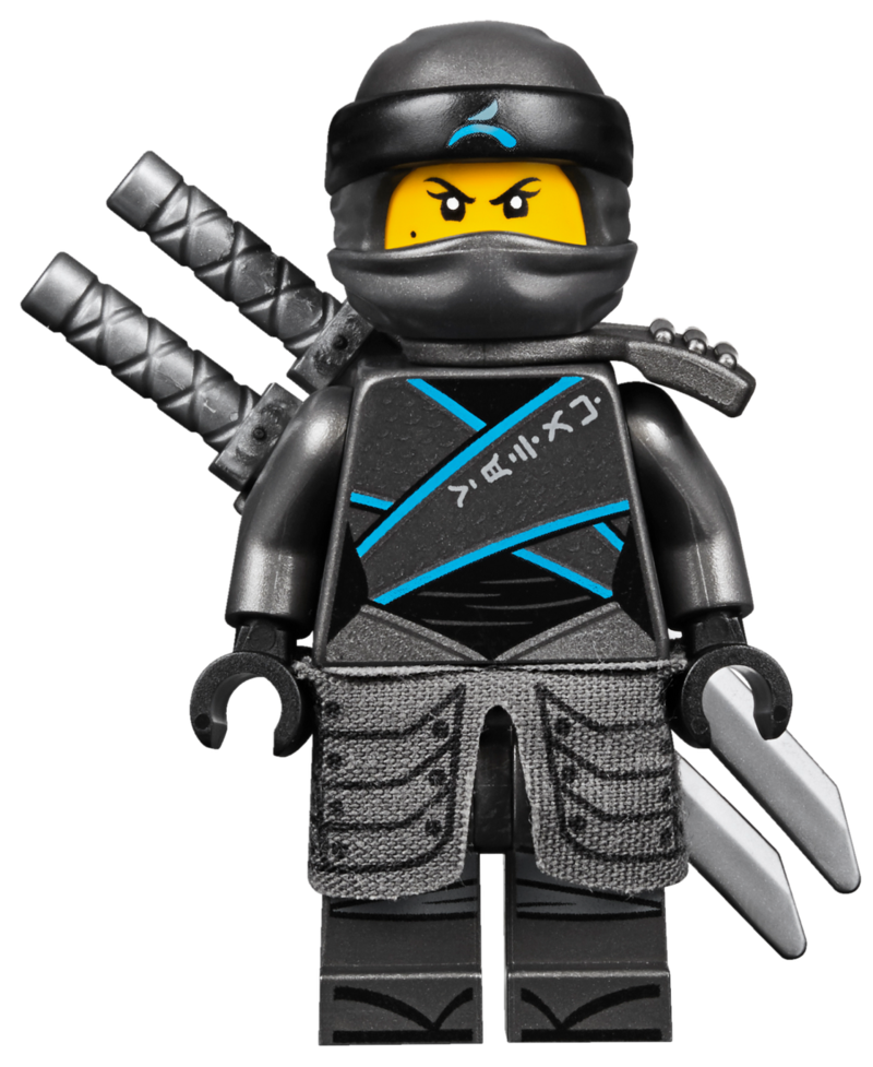 nyaa LEGO Ninjago Minifigure Nya - Core, Hair, Shoulder Pad