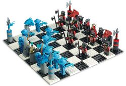 lade som om Stærk vind repulsion G678 Knights' Kingdom Chess Set - Brickipedia, the LEGO Wiki