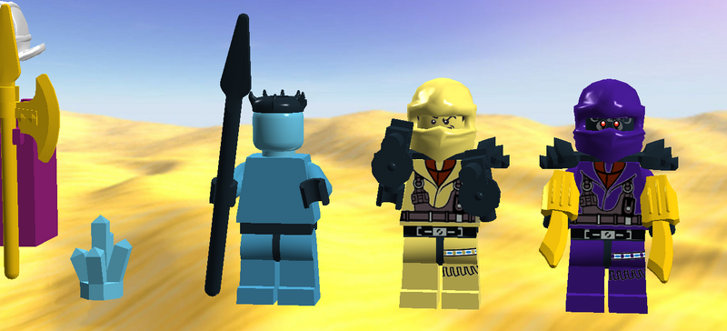 File:Bane Vs. The Yellow Ninja Battle Pack Figs.png