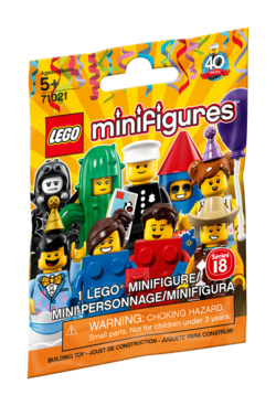 Brixplanet Minifigure LEGO 71021 Serie 18 – Birthday Party Boy (Personaggio Selezionato, Senza Busta Sorpresa)