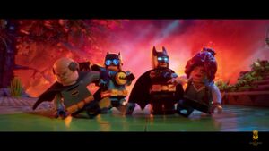 LEGO Batman Jokerland Batmobile Batwing Stand Minifigures Bruce Wayne 76035  6863