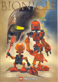 New and Sealed Lego Bionicle Vakama Turaga 8540 from 2001!