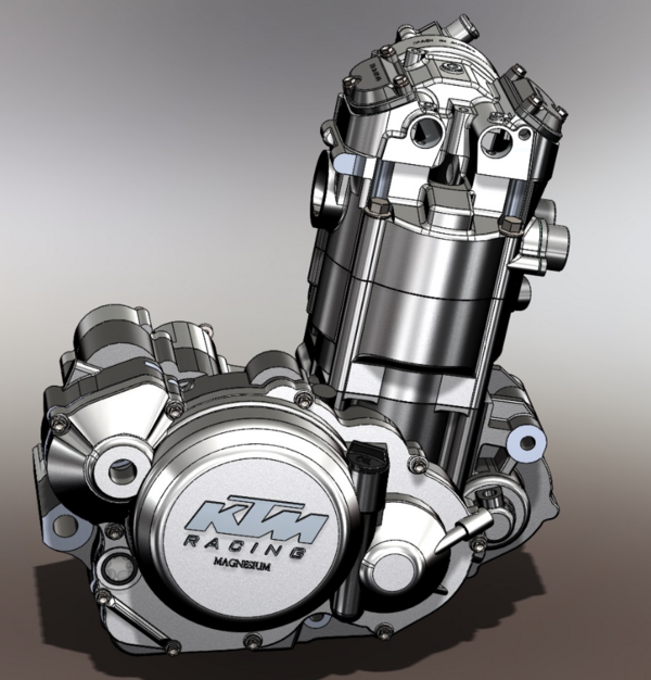 Supercharged KTM Engine for Snowmobile - Mindworks