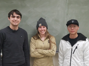 Big Brother team picture. From left to right: Noah Mammon, Jenny Uhling, Yang Xu