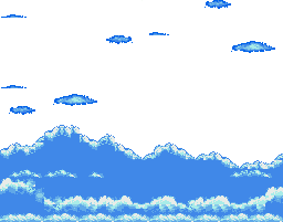 Sky Sanctuary BG. The bottom clouds have been cut off.