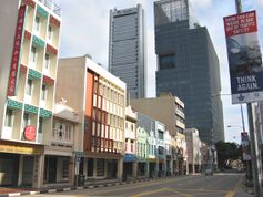 The row of shophouses along South Bridge Road where Spartacus was located, at unit no. 69.
