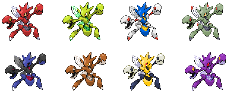 Scizor SSBD colors