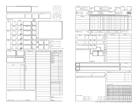 Character Sheet - Sword World Translation Project