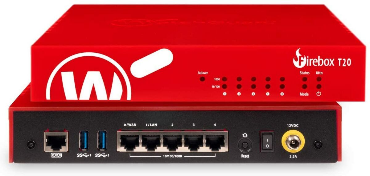 WatchGuard Firebox T20-W (FS2AE5W) - TechInfoDepot