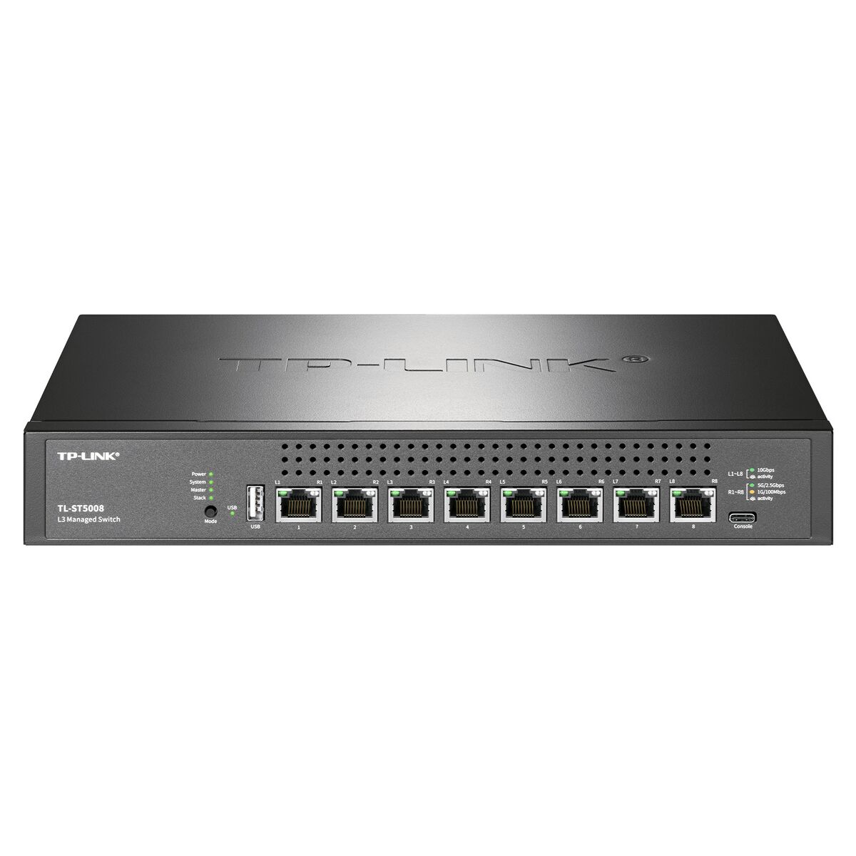 TP-LINK 全10GbE L3 8ポート スイッチ　TL-ST5008 TP-LINK TL-ST5008 v1.0 - TechInfoDepot