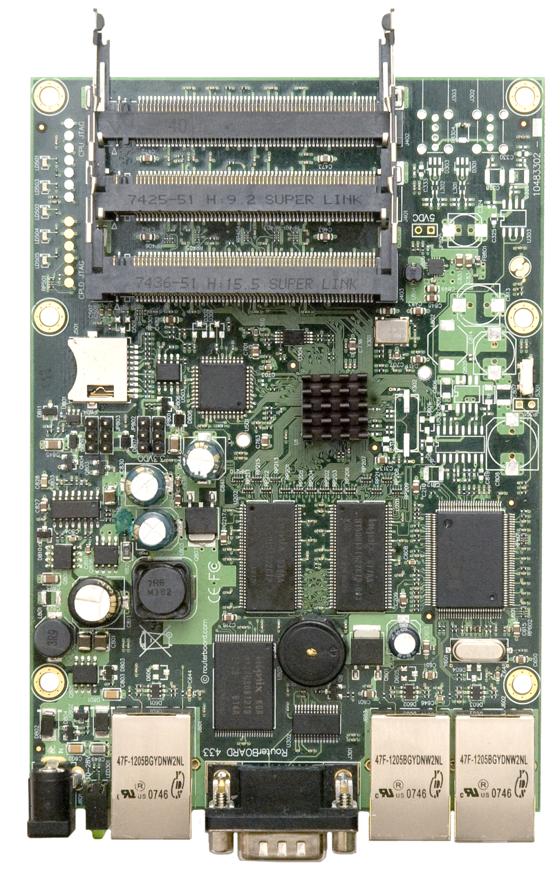 MikroTik RouterBOARD 433AH (RB433AH) - TechInfoDepot