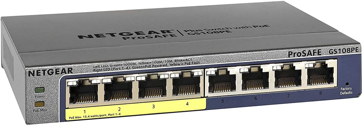 Netgear GS108PE v3 - TechInfoDepot