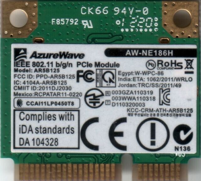 AzureWave AW-NE186H - TechInfoDepot