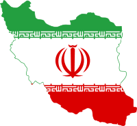 Flag of Iran in map.png