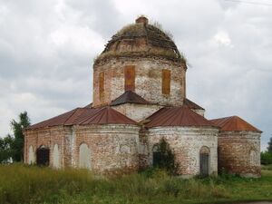 Здание Троицкой церкви в с. Чиганак (Блохино) (2003)  Объект культурного наследия Ртищевского района